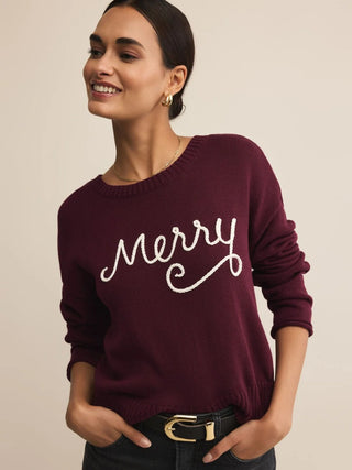 Sienna Merry Sweater / Merlot
