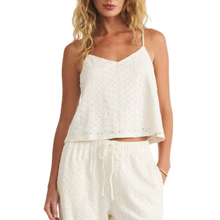 Sylvie Knit Eyelet Tank