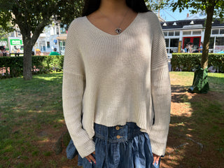 Everyday Ribbed V Mercer / Half Moon