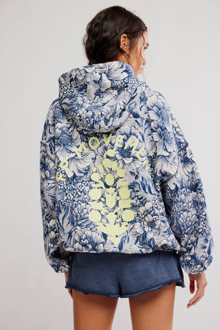 Printed Final Call Hoodie / Wild Side Navy Combo