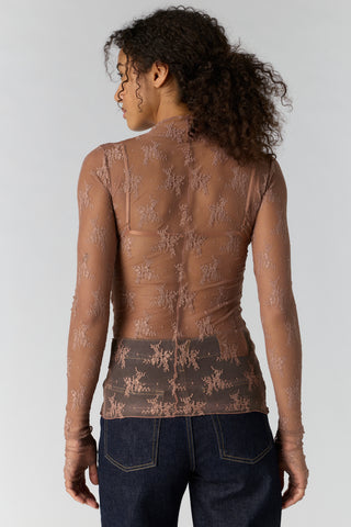 Lady Lux Layering Top / Chocolate Malt