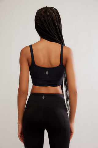 Never Better Twist Crop / Black