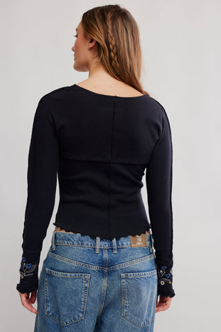 Olivia Long Sleeve / Black Combo