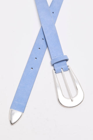 Cannon Suede Belt / Cornflower