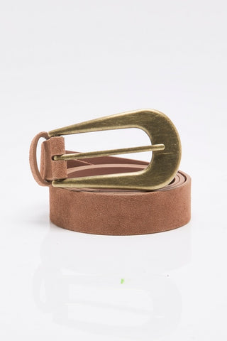 Cannon Suede Belt / Cognac