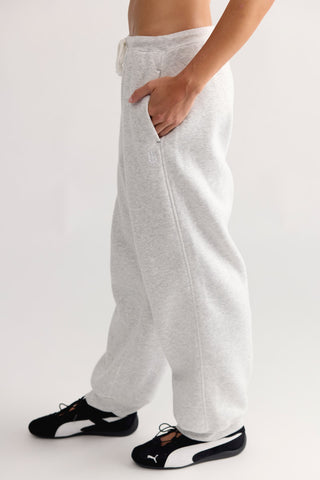 Final Call Jogger / White Heather Grey