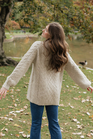 Oversized Luxe Knit / Barnwood Marl