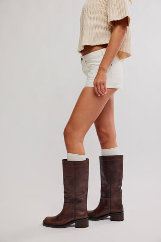 Cali Cuffed Shortie / Soft White