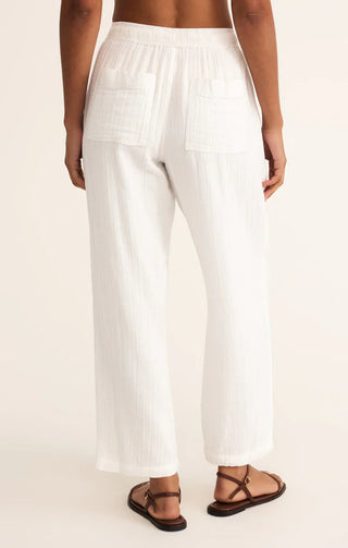 Plaza Airy Pant / White