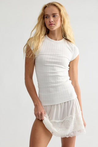 Classic Keepsake Baby Tee / Sugar Swizzle