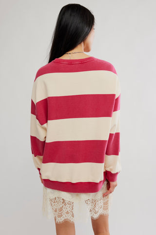 Classic Stripe Crew Wide / Cherry Combo Wide