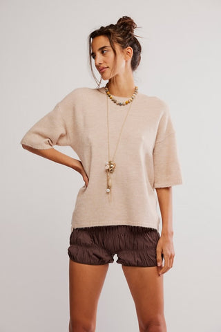 Margot Sweater Tee / Pearl Melange