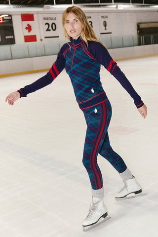 Myoko Jacquard Leggings / Tartain Plaid Combo