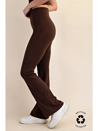 Flared Yoga Pants / Espresso