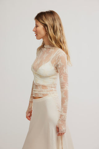 Lady Lux Layering Top / Evening Cream