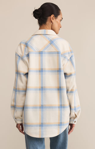 Hiker Two Toned Fleece Jacket / Crystal