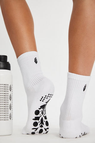 Total Buti Pilates Sock White