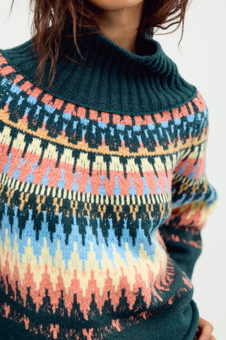 Keepsake Turtleneck Sweater / Balsam Sorbet