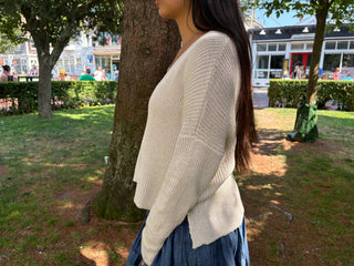 Everyday Ribbed V Mercer / Half Moon