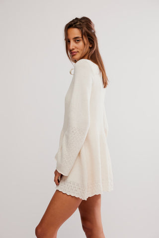 Bali Old Flame Sweater Dress / Ivory