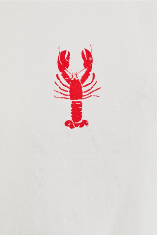 "Lobster"Graphic Short Sleeve Round Neck Baby Tee
