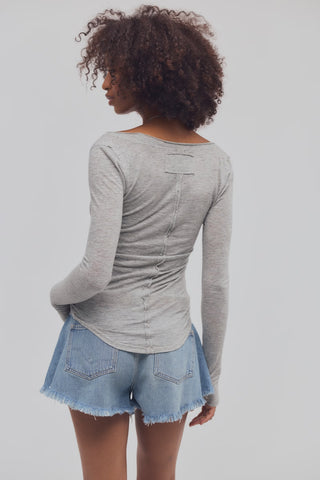 Siren Long Sleeve / Heather Grey