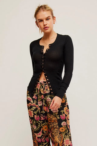 Going Places Cardi / Black