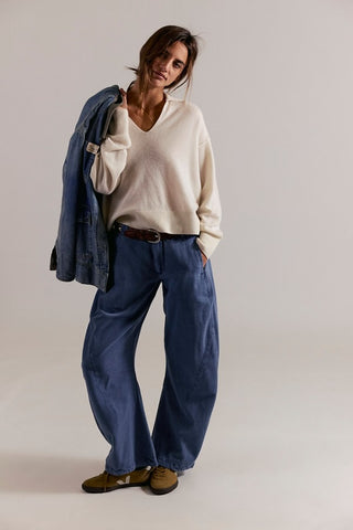 Spotlight Washed Trouser / Flint Stone