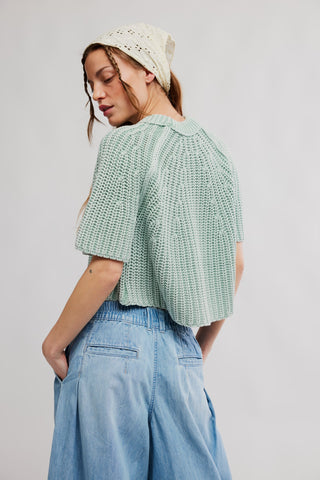 Amy Sweater Tee / Cameo Green