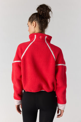 Mountain High 1/2 Zip / Candy Apple W/ Pearl