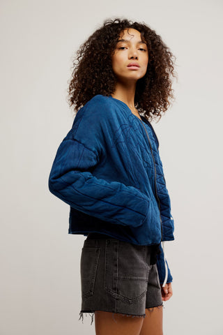 Rose Sweatshirt / Indigo