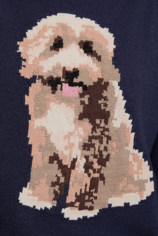 Goldendoodle Graphic Knit Sweater