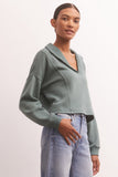 Load image into Gallery viewer, Soho Fleece Sweatshirt Calypso Green

