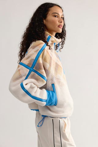 Printed Mountain High / Dip Dye Tartan Ivory