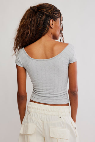 So Soft Seamless Henley / Heather Grey