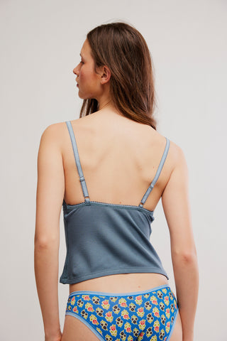 Made You Blush Lounge Tank / Storm Water