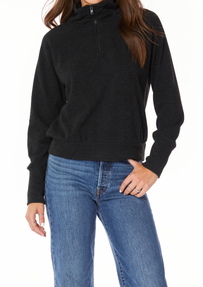 Load image into Gallery viewer, FUNNEL NECK KNIT WITH ZIPPER
