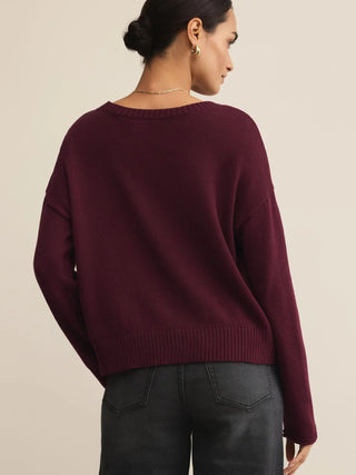Sienna Merry Sweater / Merlot