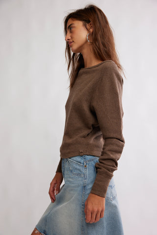 Jess Long Sleeve / Coco Brown Heather