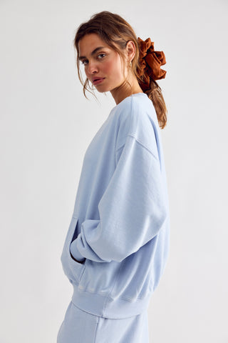 Slow It Down Pullover / Peri Ice