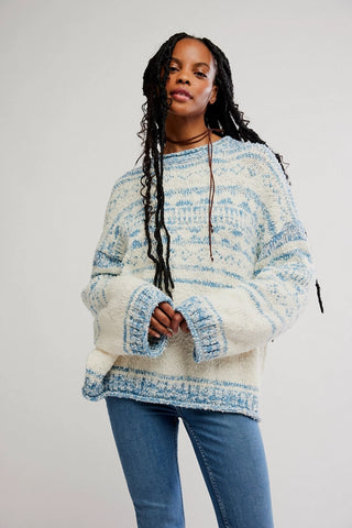 Dani Patterned Sweater / Cloud Combo