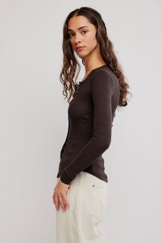 Going Places Cardi / Deep Fudge