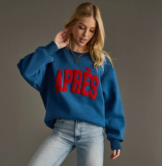 Apres Sweatshirt / Blue & Red