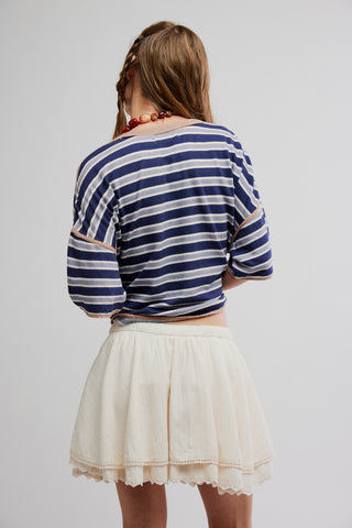 Lady Tulip Mini Skirt / Tea