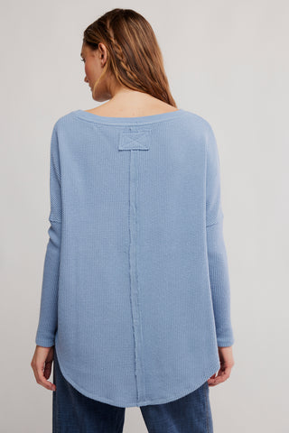 Latte Blues Thermal Solid / Autumn Sky