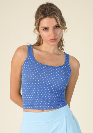 Polka Dot Edge Crop Top