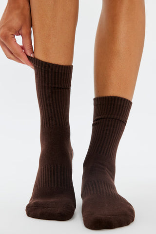 Total Buti Pilates Sock / Chocolate