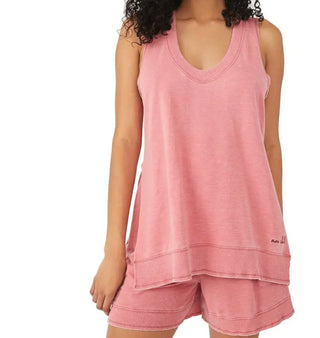 Cozy Girl Distressed Drawstring Shorts