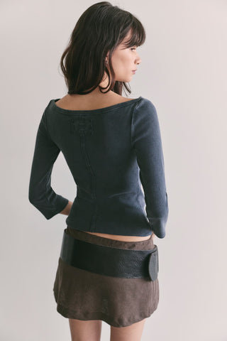 Atlas Boat Neck / Black