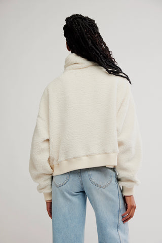 Alpine Sherpa Cardi / White Swan
